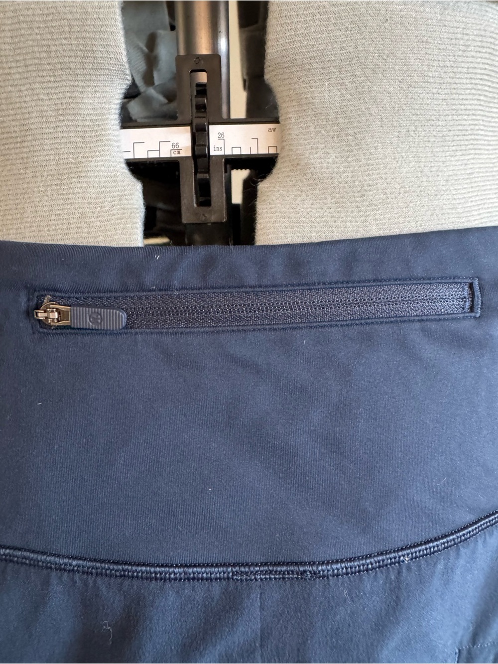 lululemon athletica Navy speed up shorts, original fit, 4” in size 12. - Picture 4 of 13